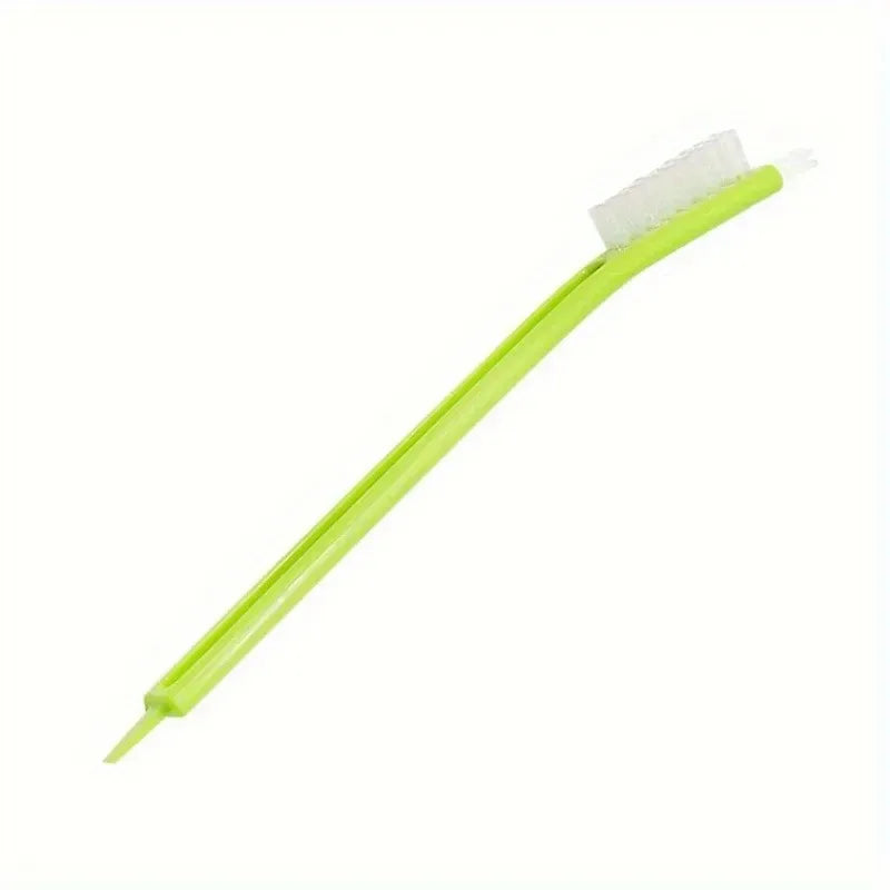 Flexible Plastic Juicer Cleaning Brush | Mixer & Cup Lid Kitchen Cleaning Brush QXL green 1pc