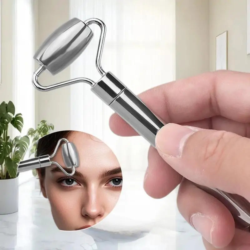 Stainless Steel Facial Roller & Gua Sha Massage Tool Facial Massage Tool QXL