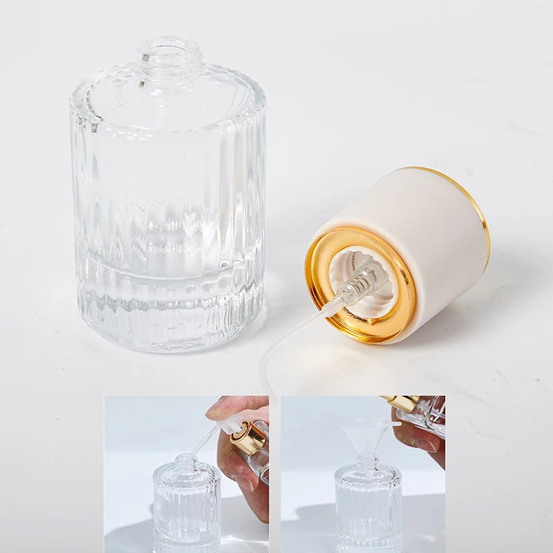 30ml & 50ml Refillable Glass Perfume Spray Bottle | Atomizer Perfume Spray Bottle QXL