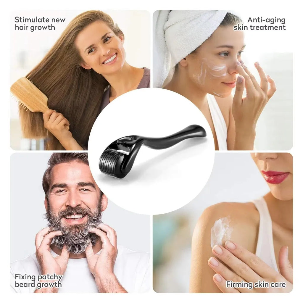 540 Micro Needle Derma Roller | Face, Beard & Hair Growth Derma Roller QXL