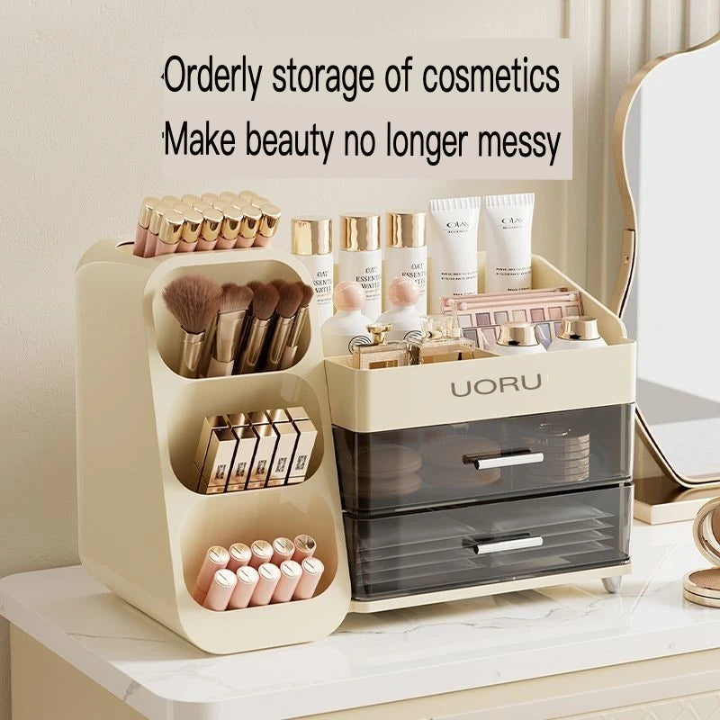 Large Acrylic Makeup & Skincare Storage Organizer Box Makeup Storage Organizer QXL