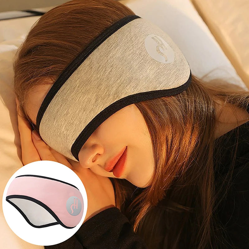 Unisex Winter Ear Muff Headband & Sleep Eye Mask | 3-Layer Ear Muff Headband QXL