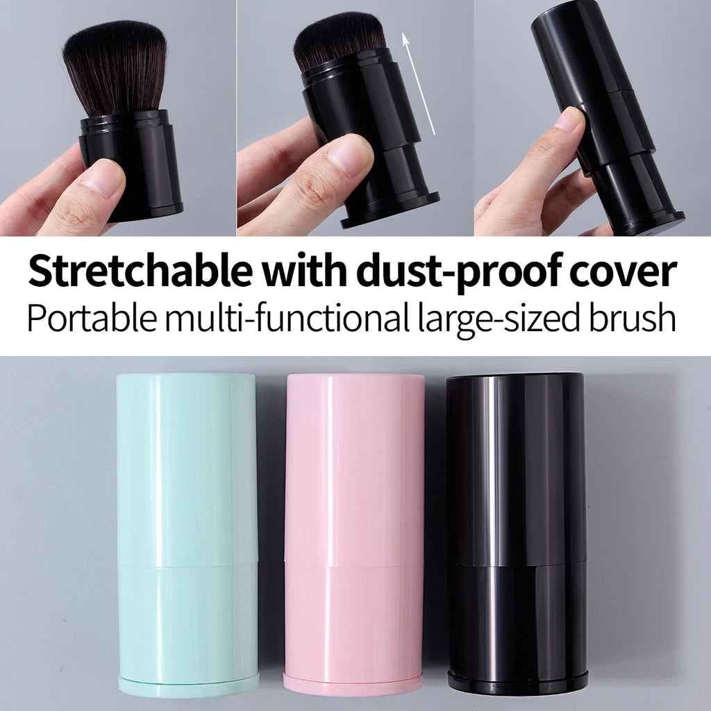 Portable Nail Dust Brush with Cover | Soft Fluffy Bristles Nail Dust Brush QXL