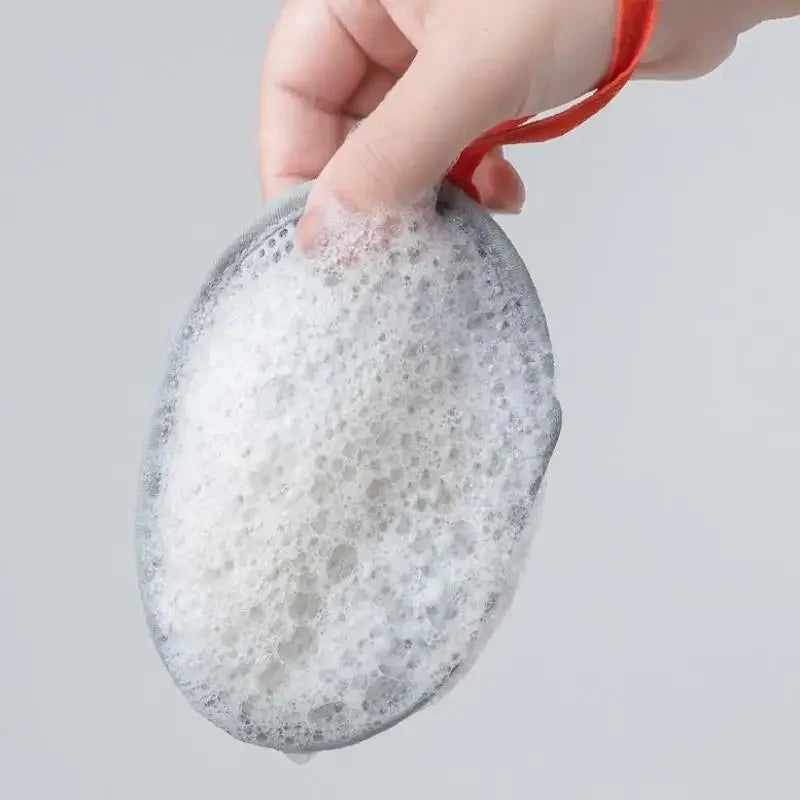 Double-Sided Mesh Soap Bag | Foaming Net Body Exfoliator Mesh Soap Bag QXL