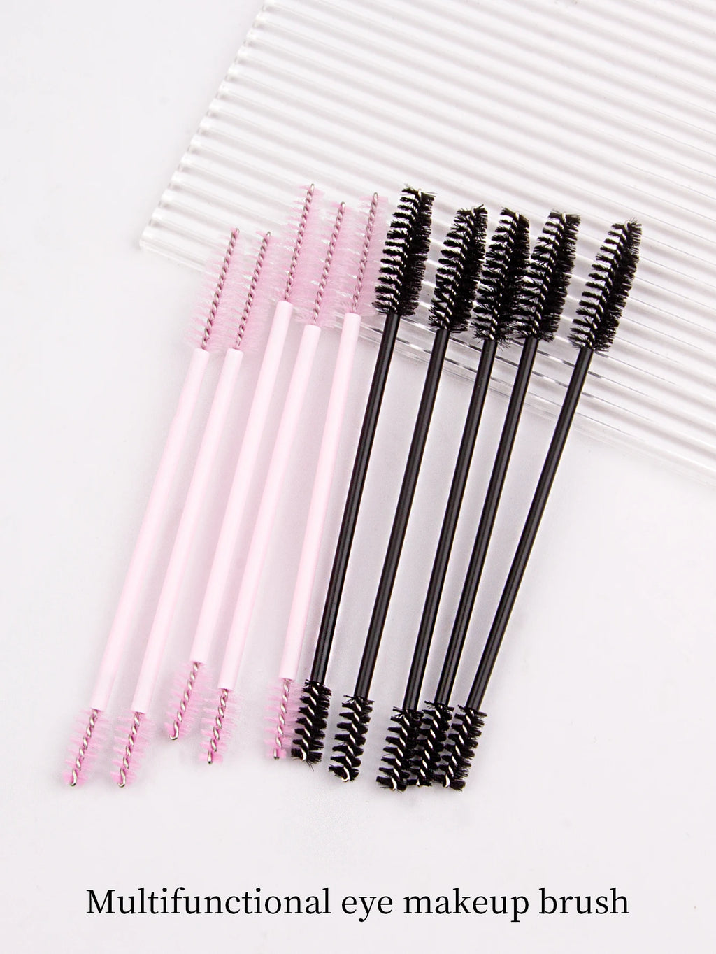 Double-Ended Spoolie Eyebrow & Eyelash Brush | Bendable Comb Spoolie Eyebrow Brush QXL