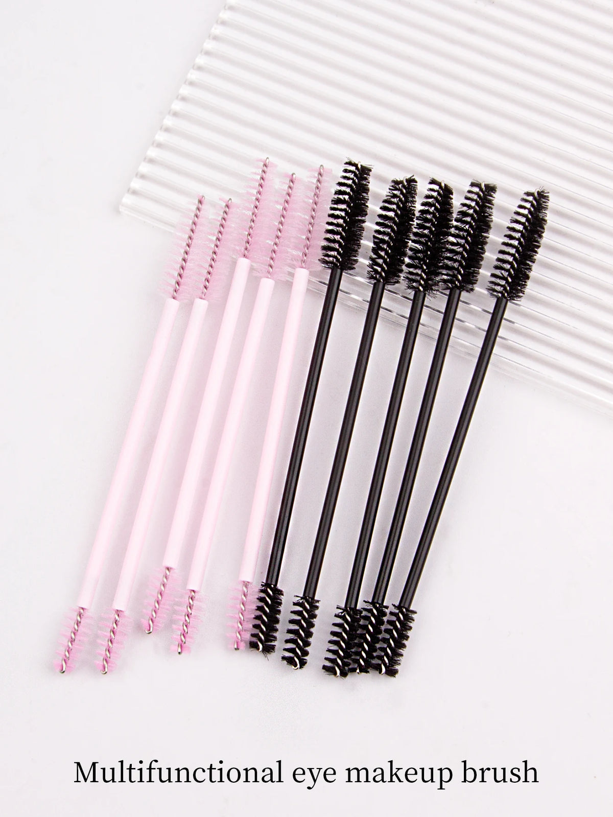 Double-Ended Spoolie Eyebrow & Eyelash Brush | Bendable Comb Spoolie Eyebrow Brush QXL