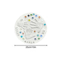 DIY Handprint Stepping Stone Kit with 26 Letter Stamps | Gift DIY Craft Kit QXL 1 set