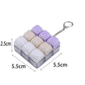9-Key Mechanical Keyboard Keychain Fidget Toy Bag Charm Novelty Keychain Toy QXL 1Pcs random