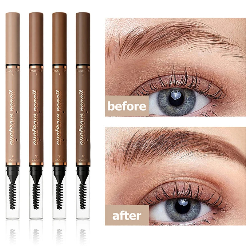 Ultra-Fine Waterproof Eyebrow Pencil & Eyeliner | Long-Lasting Eyebrow Pencil QXL