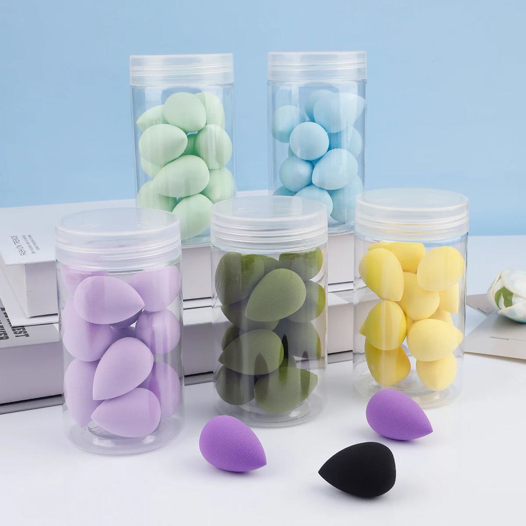 12-Pack Mini Makeup Sponges Wet & Dry Beauty Blender Set Makeup Sponge Set QXL