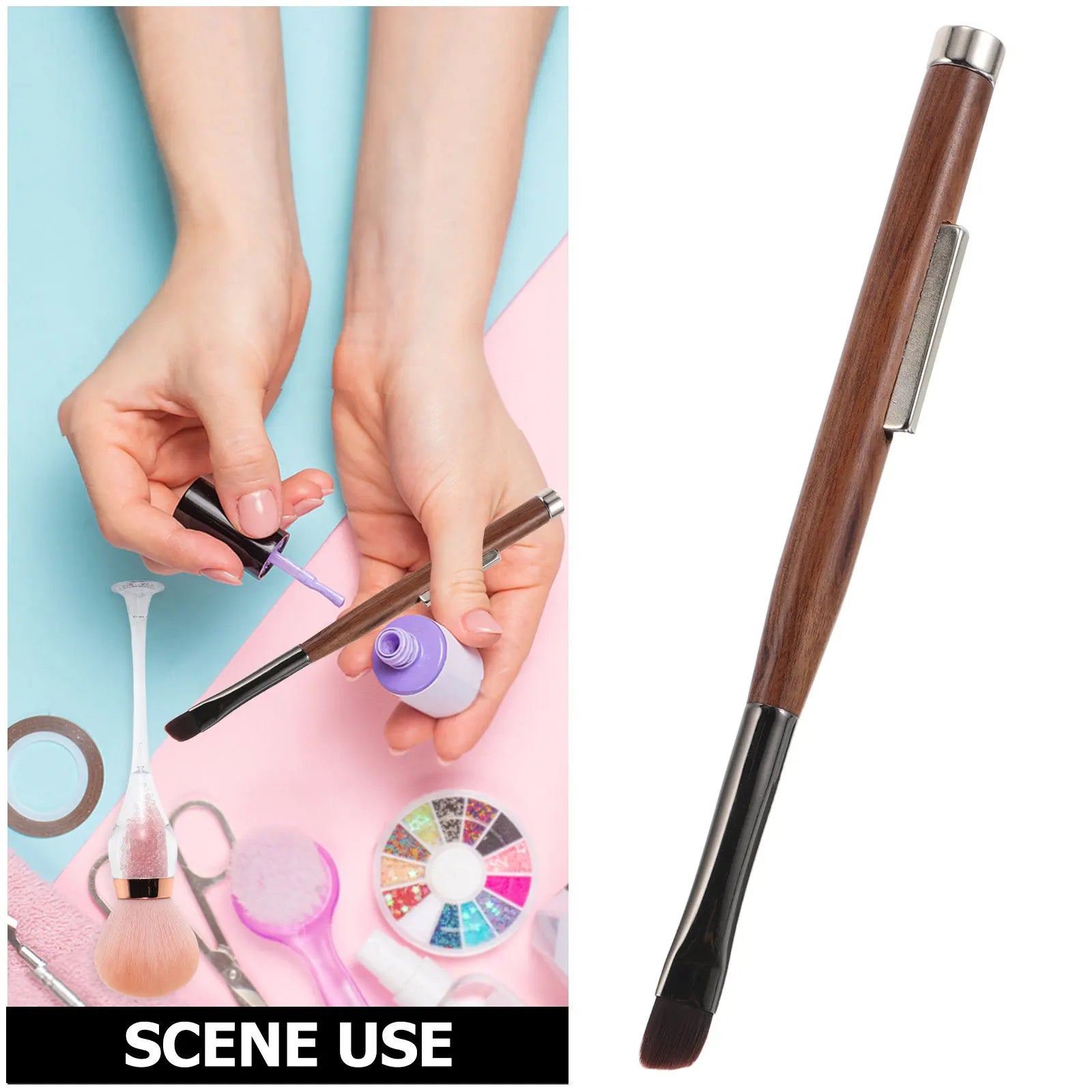 Cat Eye Nail Magnet Pen | Double Head Manicure Tool Nail Art Magnet Pen QXL