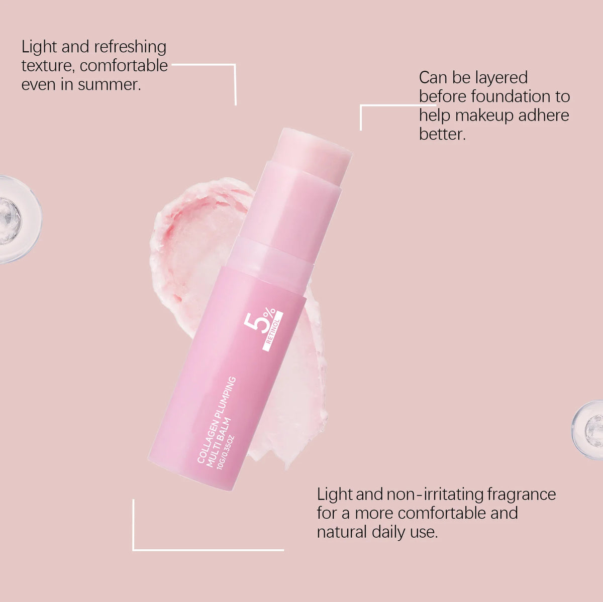 Moisturizing Skin Stick Balm – Face & Neck Hydrating Care 10g Moisturizing Skin Balm QXL