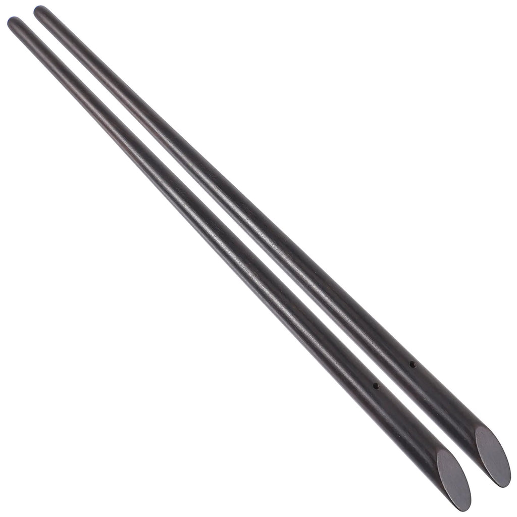 2-Pack Ebony Wood Hair Sticks | Oriental Bun Hair Fork Hair Sticks QXL Default Title