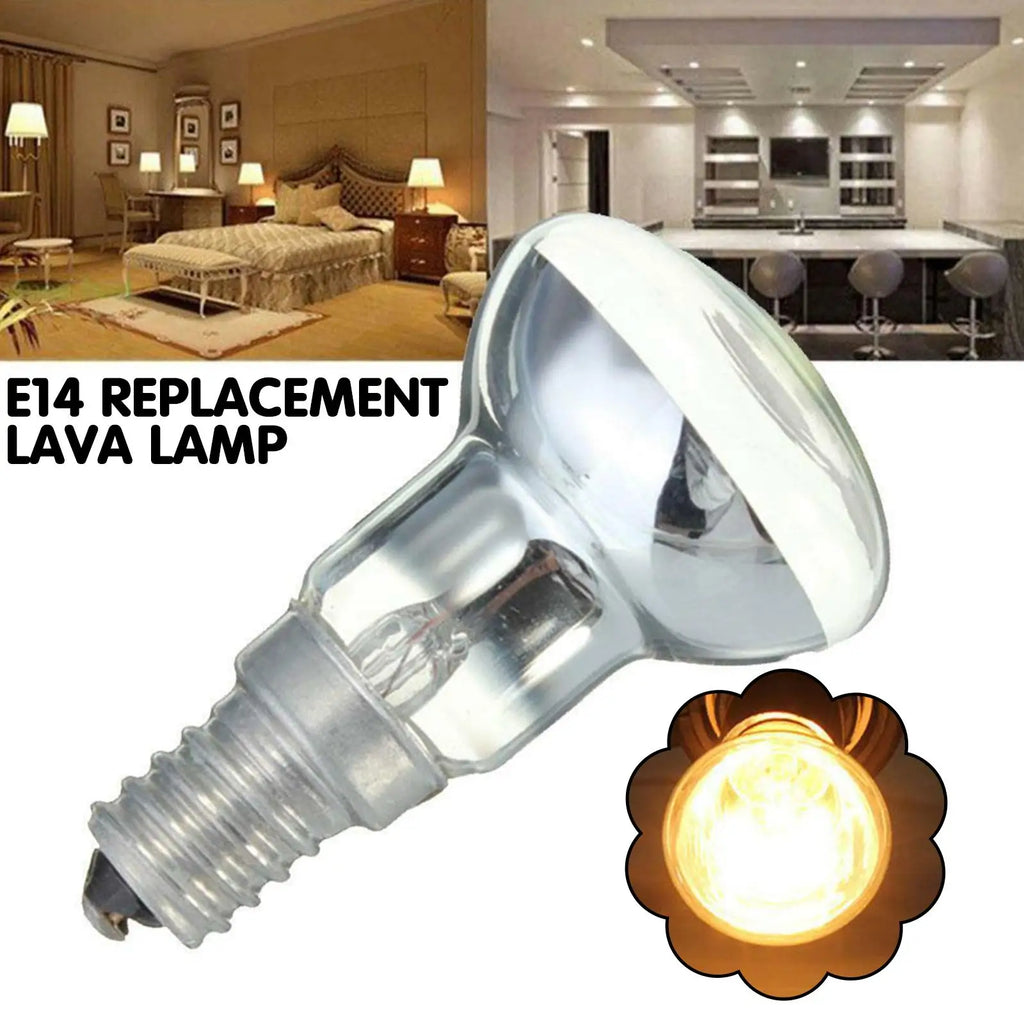 E14 SES 30W R39 Reflector Bulb for Lava Lamps | 220-240V Replacement Light Bulb QXL