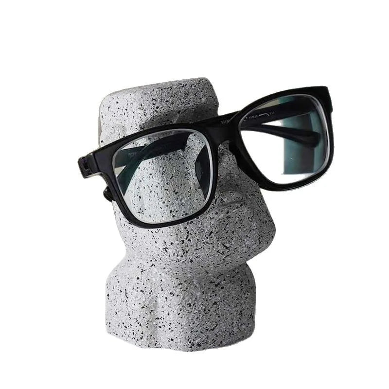 Moai Glasses Holder – Funny Eyewear Stand & Desk Organizer Eyewear Stand QXL