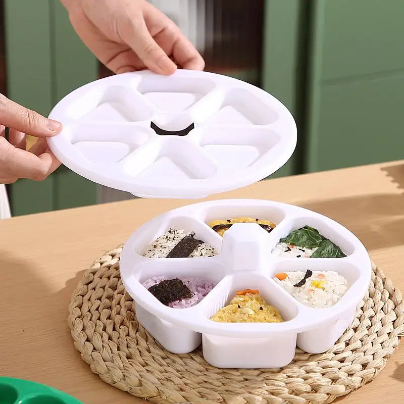 3-Piece Triangular Sushi Rice Ball Mold | DIY Onigiri Kit Sushi Rice Mold QXL