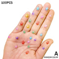 100-Pack Glow-in-the-Dark Mini Resin Turtle Figurines DIY Miniature Figurines QXL 100pcs