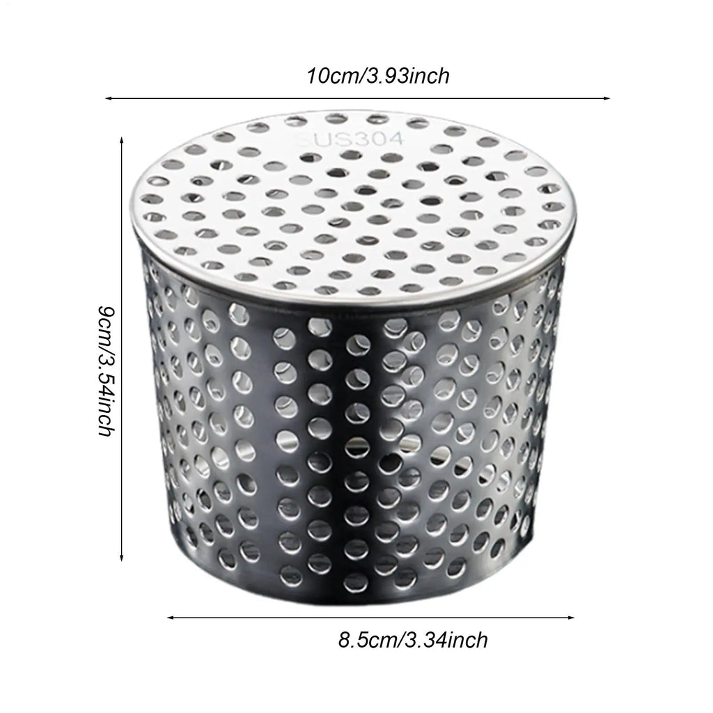 Stainless Steel Gutter Guard Downspout Filter 63/83/100mm Gutter Guard Filter QXL