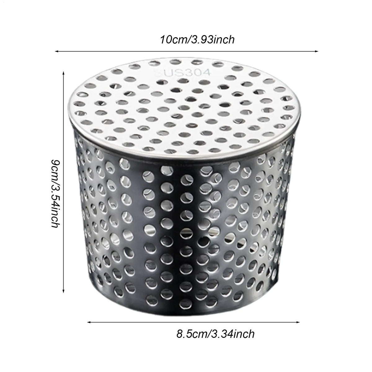 Stainless Steel Gutter Guard Downspout Filter 63/83/100mm Gutter Guard Filter QXL