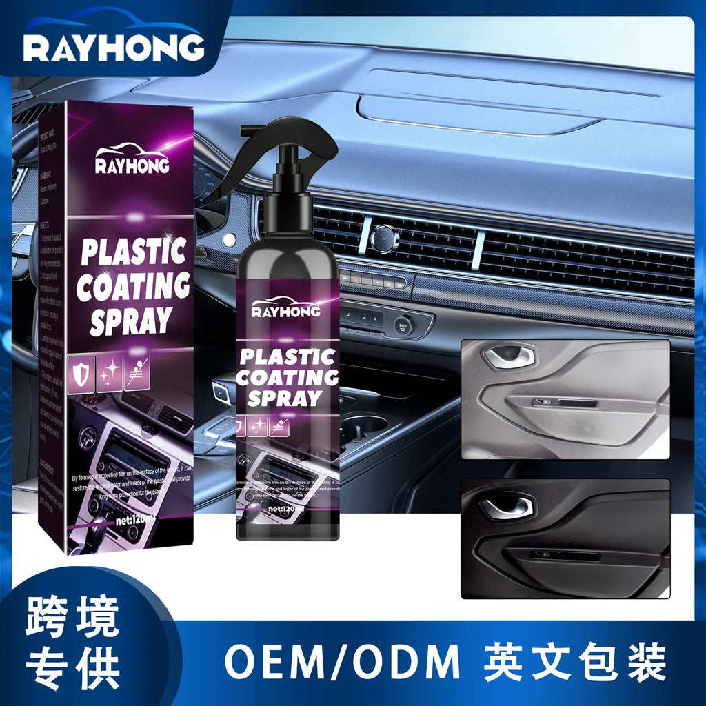 Car Interior Plastic Cleaner & Restorer Spray | Dashboard Care Car Interior Cleaner QXL
