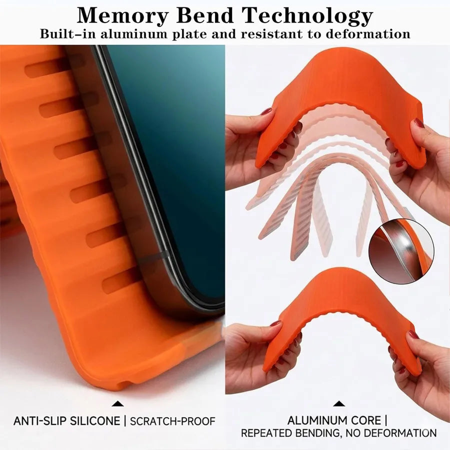 Flexible Silicone Phone Holder | Multi-Angle Foldable Stand Phone Stand QXL
