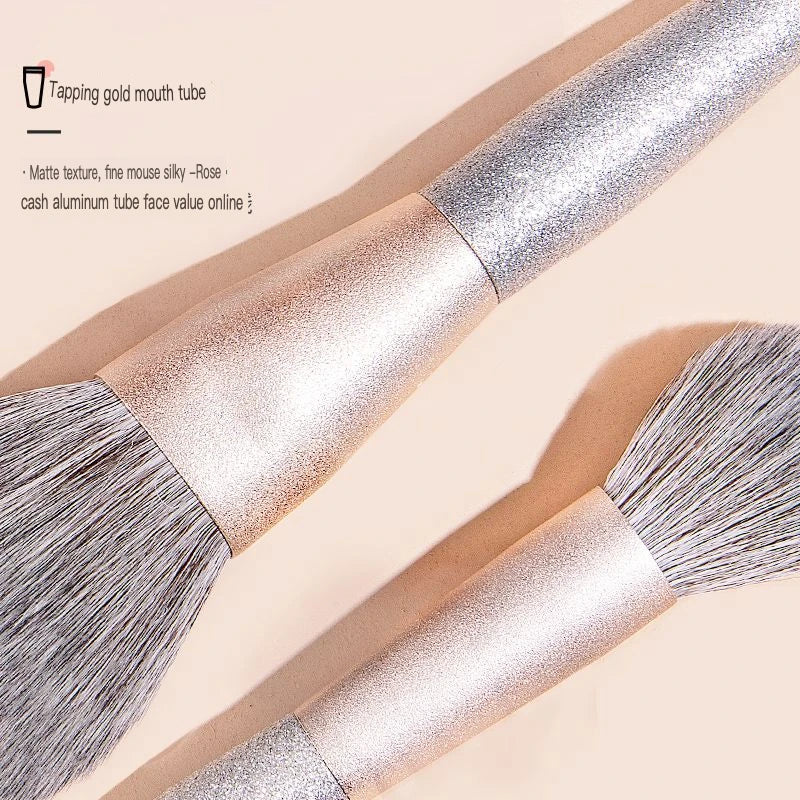 LOLOLA 10-Pc Pro Makeup Brush Set | Soft Wool Fiber Bristles Makeup Brush Set QXL