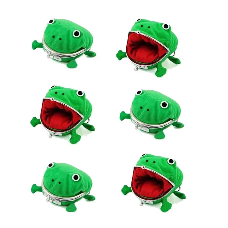 Plush Frog Coin Wallet | Anime Ninja Halloween Party Gift Novelty Coin Wallet QXL
