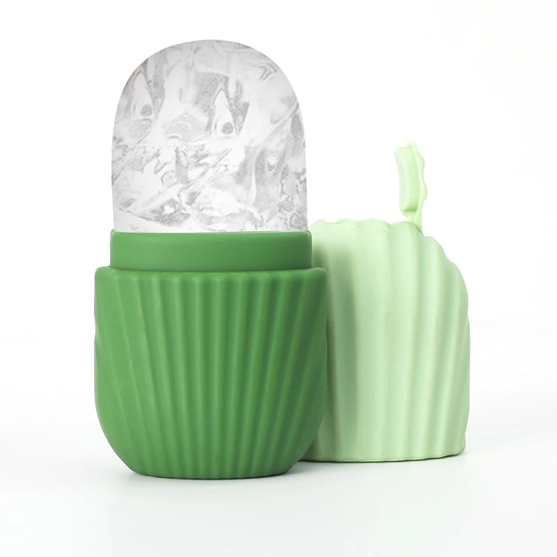 Ice Globe Face Roller | Silicone Ice Mold Facial Massager Ice Globe Face Roller QXL one size Green