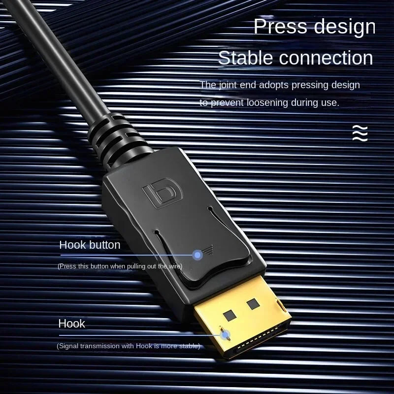 4K DisplayPort to HDMI Cable | DP to HDMI Male to Female DisplayPort HDMI Cable QXL