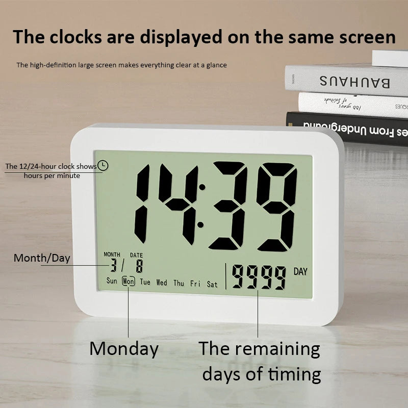 9999-Day Digital Countdown Timer Clock | Large Screen Digital Countdown Timer QXL