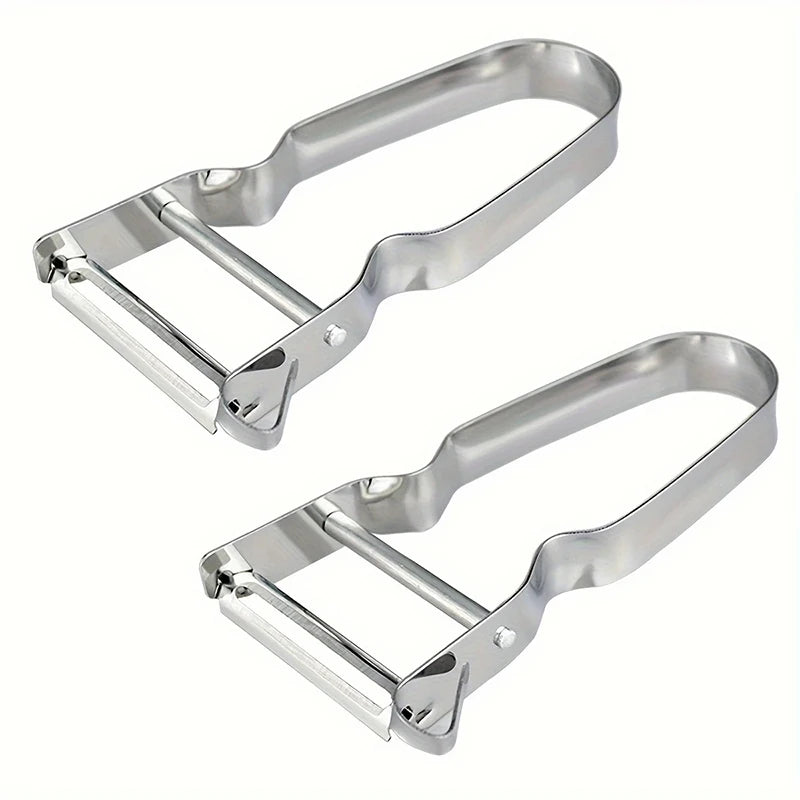Stainless Steel 2-in-1 Fruit & Vegetable Peeler with Digging Knife Vegetable Peeler QXL