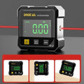 360° Magnetic Digital Angle Gauge | Laser Level Protractor Digital Angle Gauge QXL black-2 E
