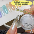 Aurora Chrome Nail Powder – Orange Mirror Glitter Pigment Chrome Nail Powder QXL A