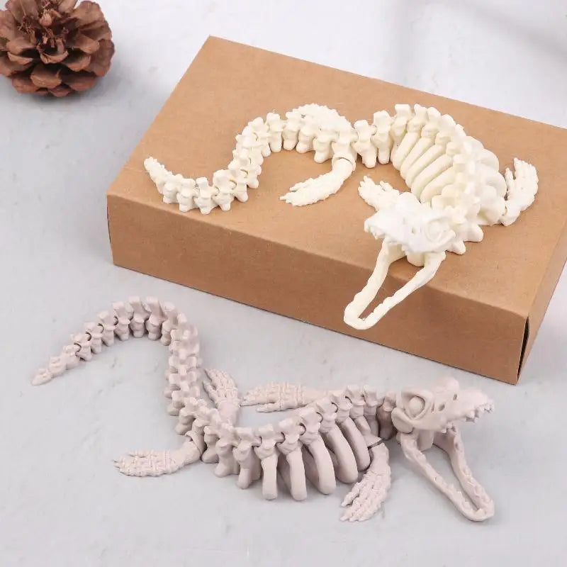 Mosasaurus Skeleton Aquarium Decoration | Fish Tank Ornament Aquarium Ornament QXL