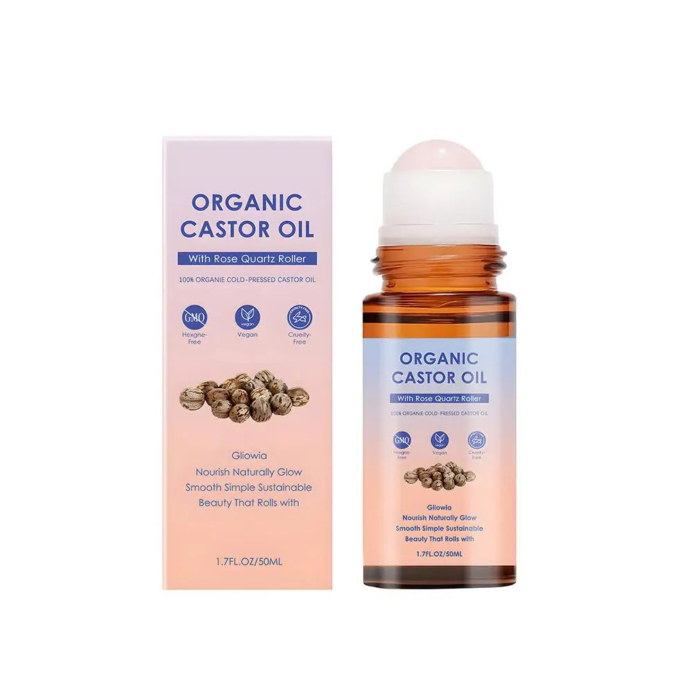 50ml Castor Oil Rollerball Body Oil | Deep Hydration Rollerball Body Oil QXL B