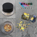 Opal Nail Glitter Powder | Holographic Snow Velvet Effect Nail Glitter Powder QXL 01