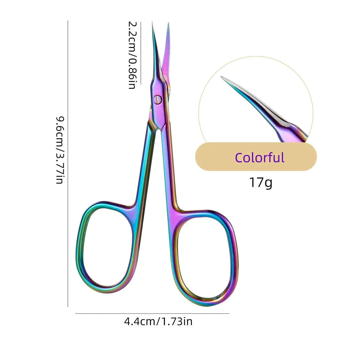 FUMOSIK Stainless Steel Cuticle Scissors & Nail Trimmer Cuticle Scissors QXL