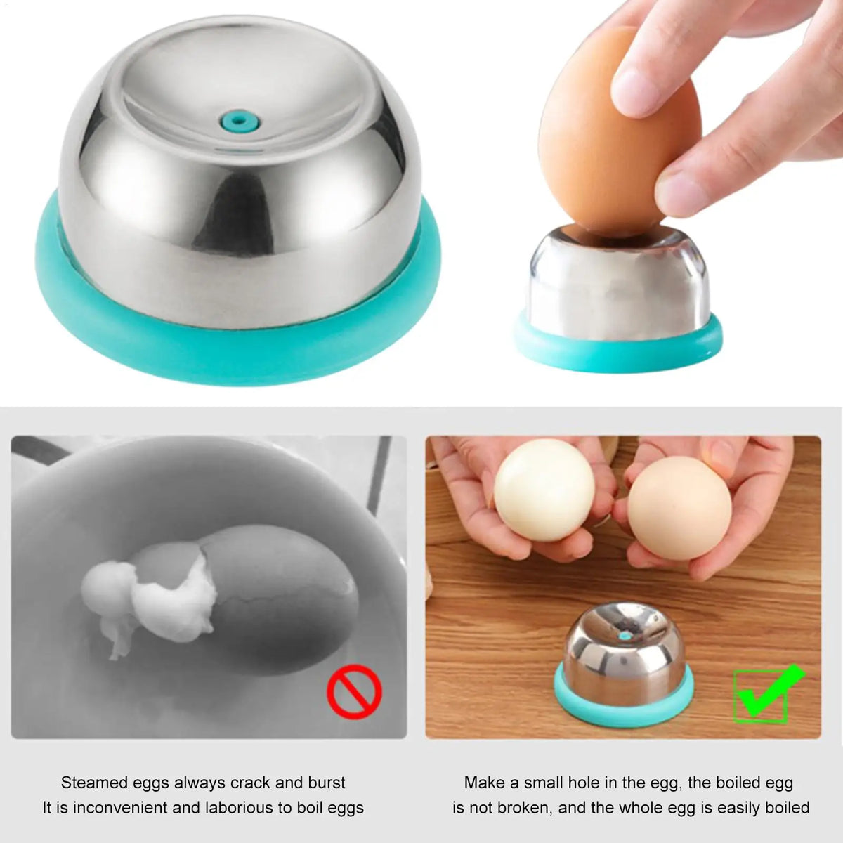 Stainless Steel Egg Piercer & Hole Puncher | Kitchen Tool Egg Piercer Tool QXL