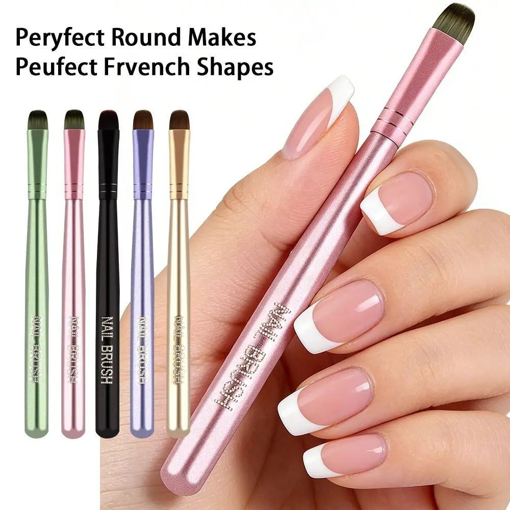 3-in-1 French Nail Art Brush | Metal Handle UV Gel Pen Nail Art Brush QXL