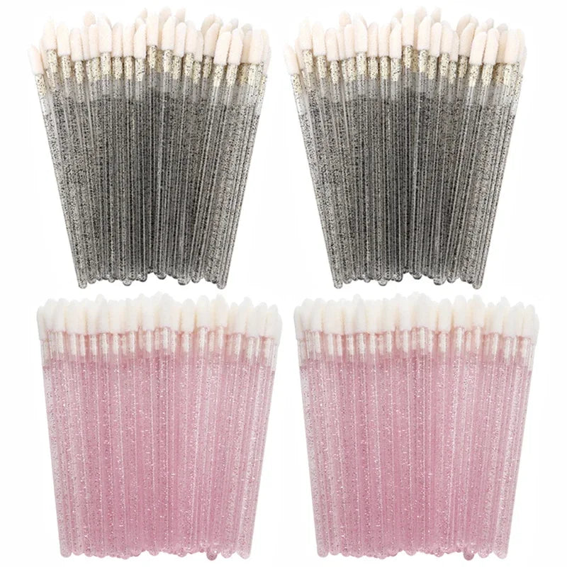 100/300-Pack Disposable Lip Brushes & Lash Applicator Wands Disposable Applicator Wands QXL