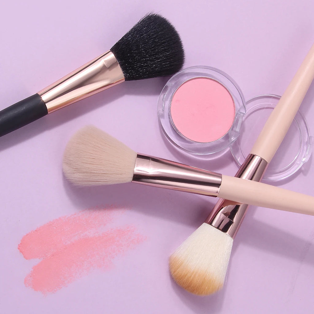 KOSSHOW 3-Piece Blush Powder & Contour Makeup Brush Set Makeup Brush Set QXL