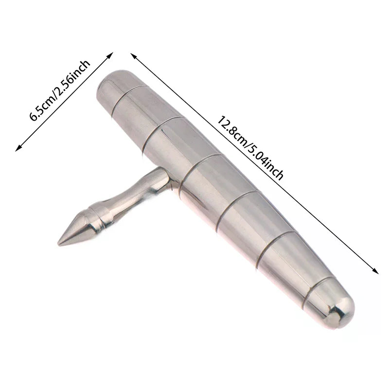 T-Bar Stainless Steel Trigger Point Massage Tool | Deep Tissue Trigger Point Massager QXL