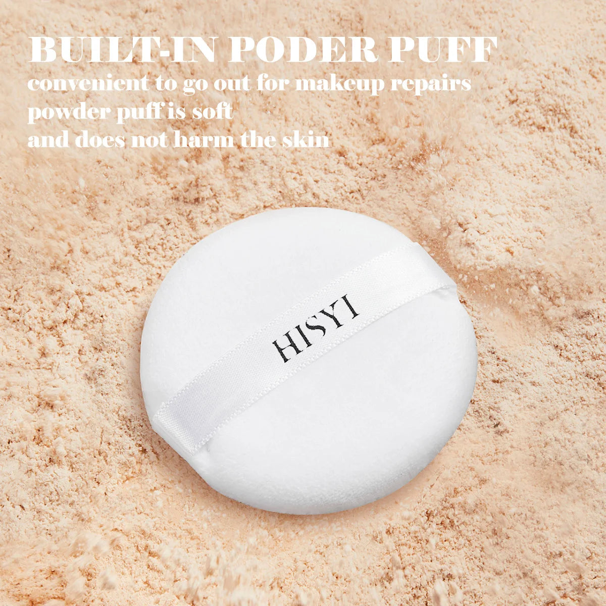 HISYI Matte Loose Setting Powder – Waterproof, All Skin Types Loose Setting Powder QXL