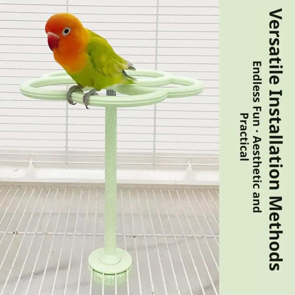 Rotating Windmill Bird Toy | Treat Dispenser for Parrot & Conure Bird Cage Toy QXL