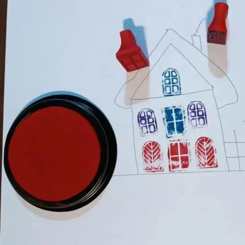 25-Pc Clay Stamp & Molding Kit | Window Pattern DIY Craft Set Clay Stamp Kit QXL