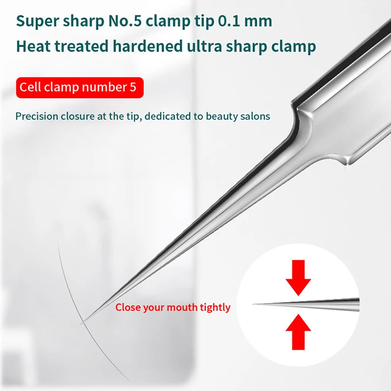Blackhead Extractor Tweezers with LED Light | 3 Tip Styles Blackhead Extractor Tool QXL