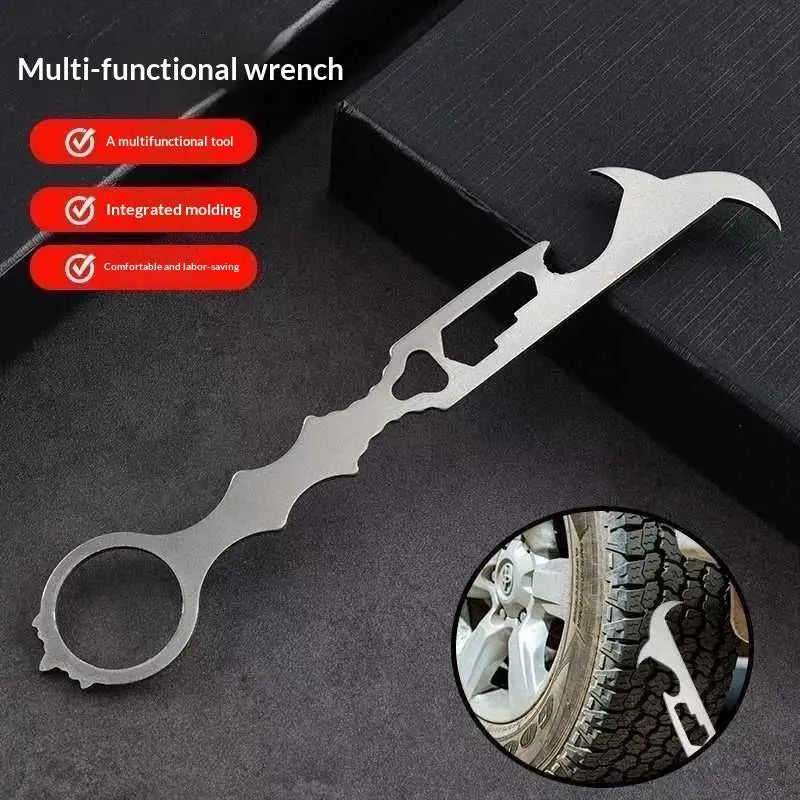 6-in-1 Tire Stone Remover Hook | Portable Alloy Car Tool Tire Stone Remover QXL Default Title