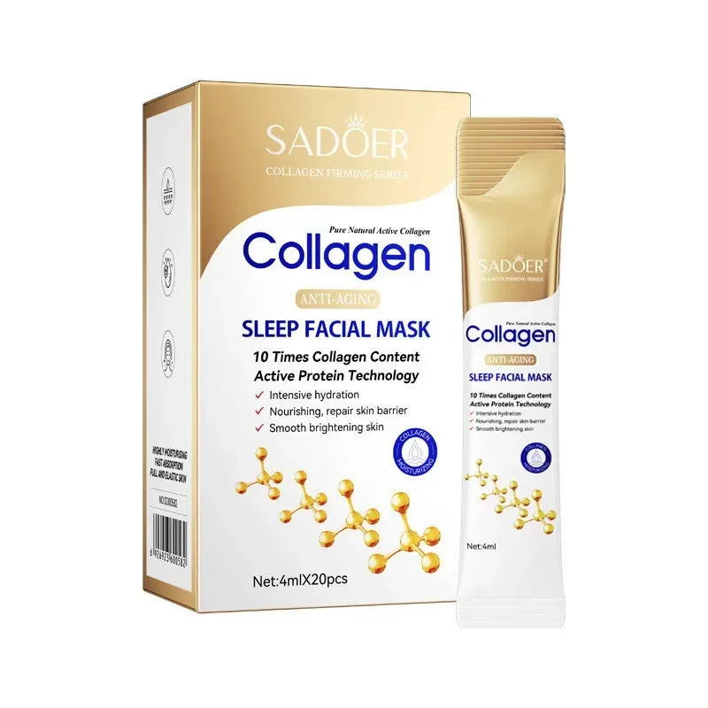 BIOAQUA Collagen Sleeping Face Mask – Hydrating & Firming Sleeping Face Mask QXL