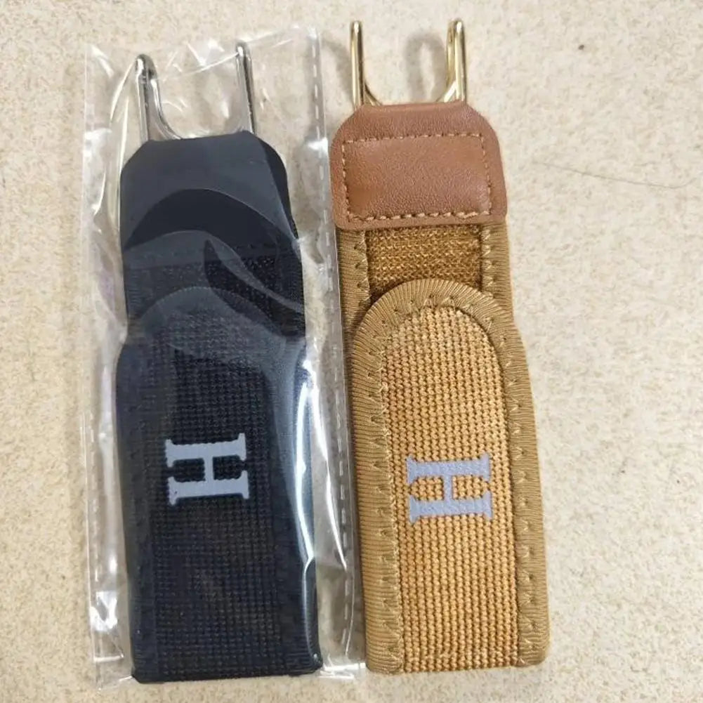 Hook & Loop Elastic No-Buckle Stretch Belt for Jeans & Pants Elastic Waist Belt QXL