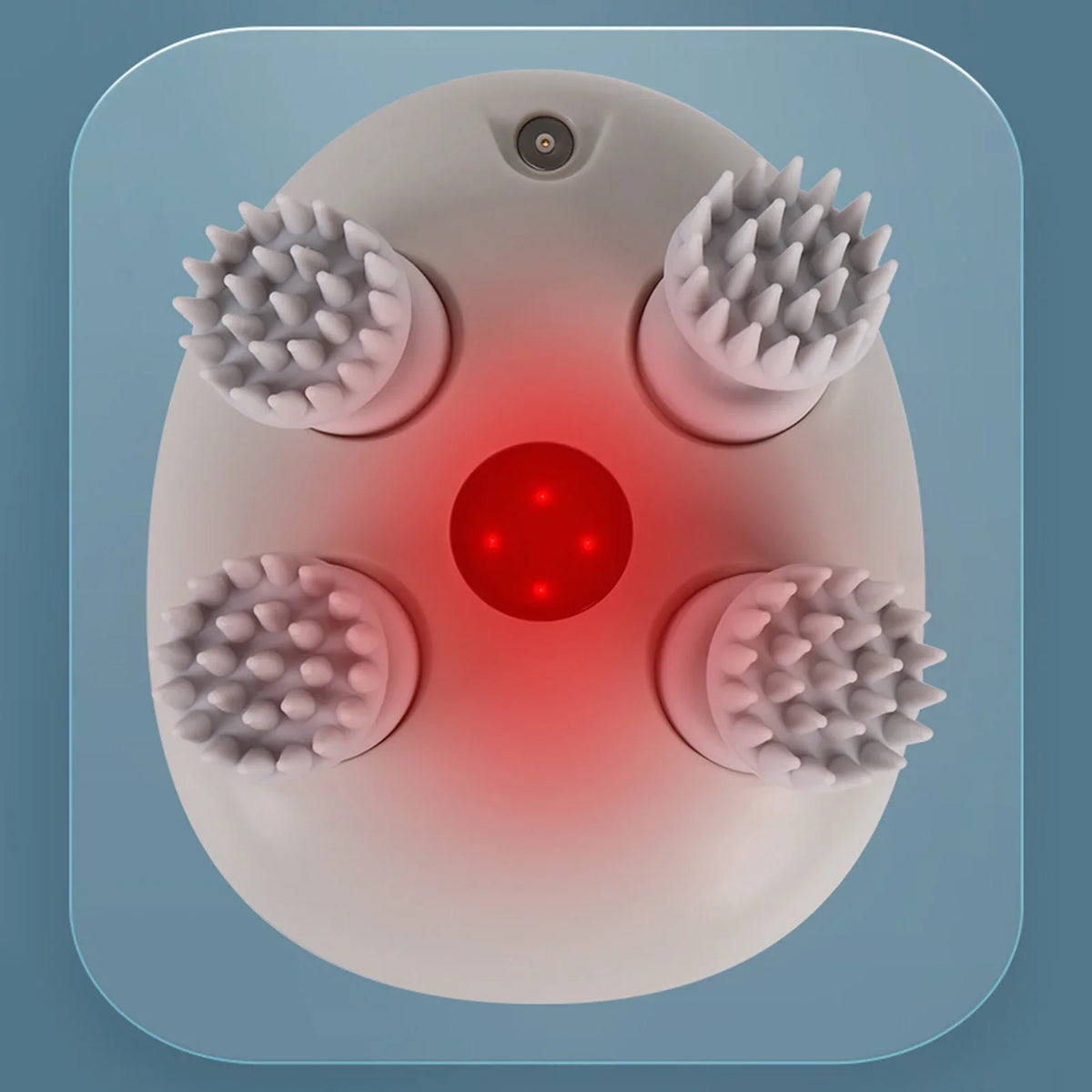 Waterproof Electric Scalp Massager | Hot Compress & Red Light Electric Scalp Massager QXL